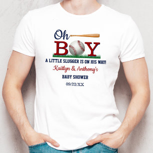 Baseball Boys Baby Shower T-Shirt