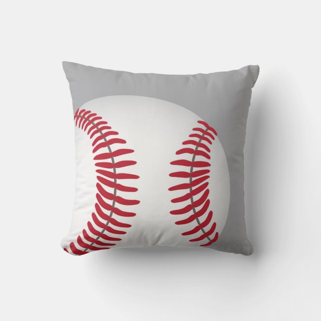 baseball boys room decor bedding pillow (Front)