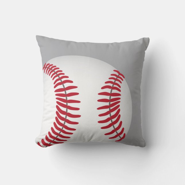 baseball boys room decor bedding pillow (Front)