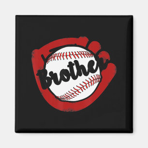 Baseball Brother  for Baseball Softball Mum Magnet