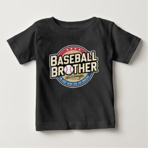 Baseball Brother Snack Squad Baby T-Shirt