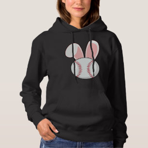 Baseball Bunny Easter  Kids Boys Toddler Hoodie