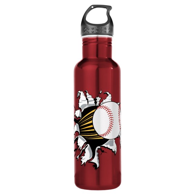 Baseball Burster 710 Ml Water Bottle (Front)