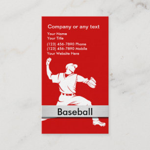 Baseball Business Cards