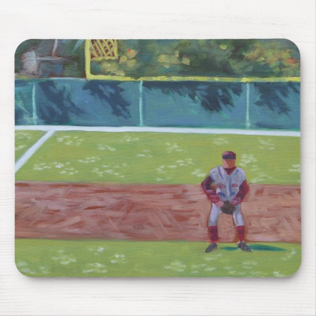 Baseball-by-the-Sea Mouse Pad (Front)