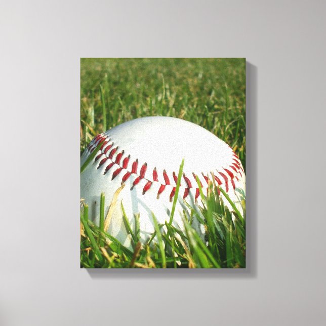 Baseball canvas print (Front)