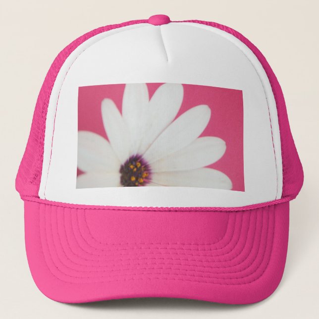 Baseball Cap (Pink DaisyOnPink)RFPM Designs ©️2012 (Front)