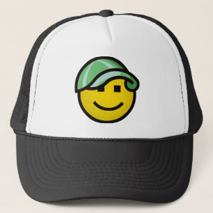Baseball Cap Smilie - Green