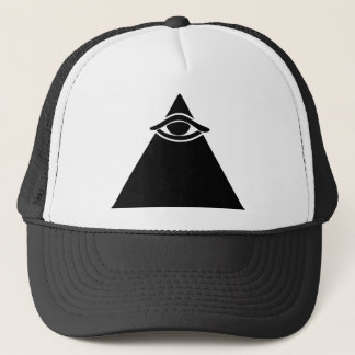 Baseball cap with all seeing eye