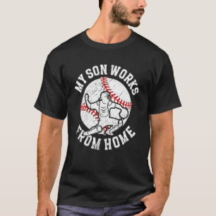 Baseball Catcher Mum Funny Baseball Catcher Mama T-Shirt