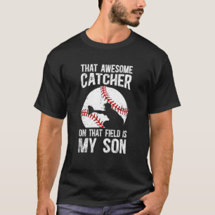Baseball Catcher Mum Proud Baseball Catcher Mama 1 T-Shirt