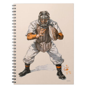 Baseball Catcher Notebook