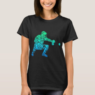 Baseball Catcher Player Youth Men Kids Boys T-Shirt
