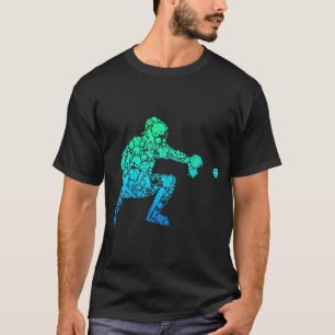 Baseball Catcher Player Youth Men Kids Boys  T-Shirt