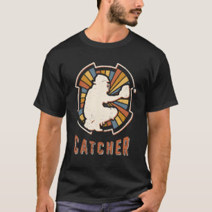 Baseball Catcher Vintage Classic Retro Sport Love T-Shirt