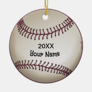 Baseball   ceramic ornament