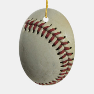 Baseball Ceramic Ornament