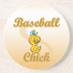 Baseball Chick Coaster