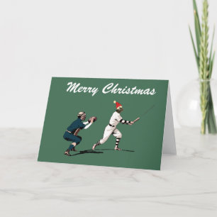 baseball christmas cards