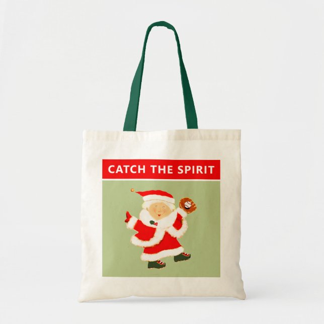 Baseball Christmas gift bag (Front)