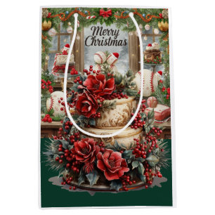 Baseball Christmas gift Medium Gift Bag