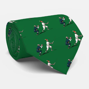 baseball christmas gift tie
