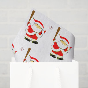 Baseball Christmas Holiday Gift Tissue Paper