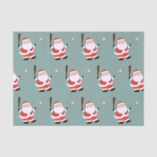 Baseball Christmas Holiday Tissue Paper