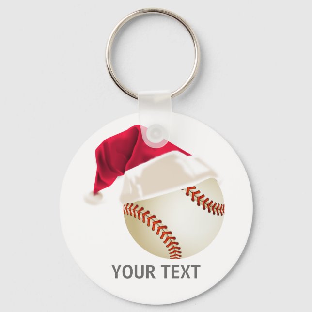 baseball christmas key ring (Front)