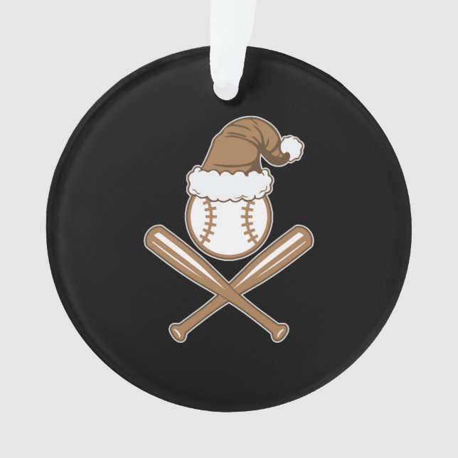 Baseball Christmas Ornament (Front)