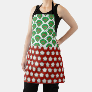 Baseball Christmas themed Apron