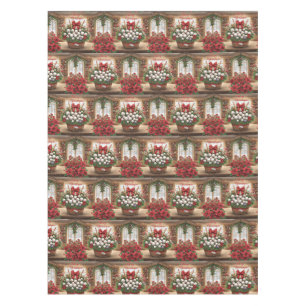 Baseball Christmas themed for player Tablecloth
