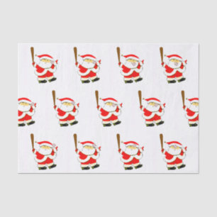 Baseball Christmas Tissue Paper