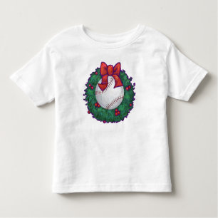 Baseball Christmas Toddler T-Shirt