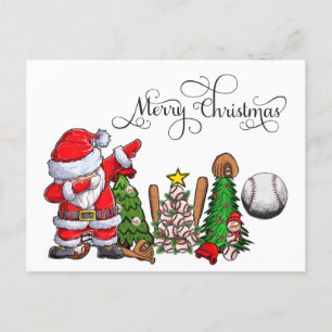 Baseball Christmas with gifts and ball    Holiday 
