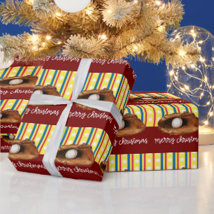 Baseball Christmas  Wrapping Paper