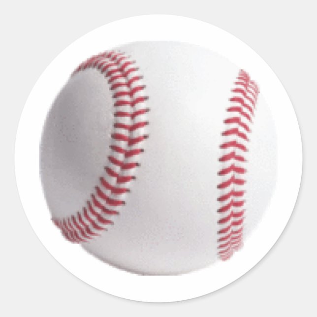 Baseball Classic Round Sticker (Front)