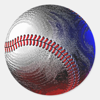 BASEBALL CLASSIC ROUND STICKER