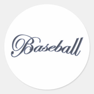 Baseball Classic Round Sticker