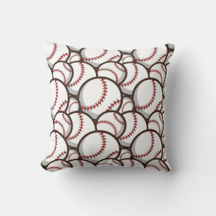 Baseball: Classic Seamless Pattern Cushion