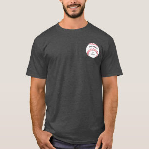 Baseball Coach Add Name, Team and Year T-Shirt