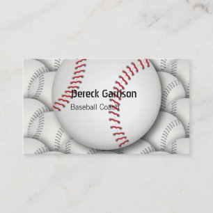 Baseball Coach Business Card