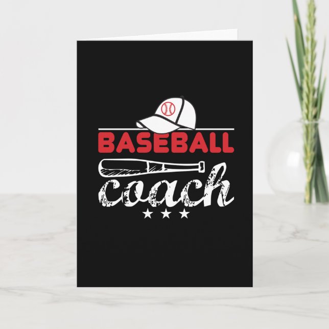 Baseball Coach Card (Front)