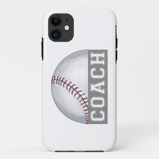 Baseball Coach Case-Mate iPhone Case (Back)