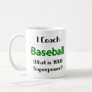 baseball coach coffee mug