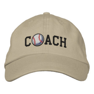 Baseball Coach Embroidered Hat