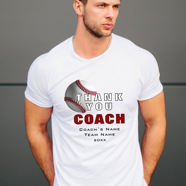 Baseball Coach Keepsake Thank you T-Shirt (Creator Uploaded)