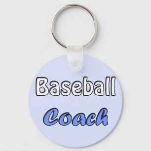 Baseball Coach Key Ring