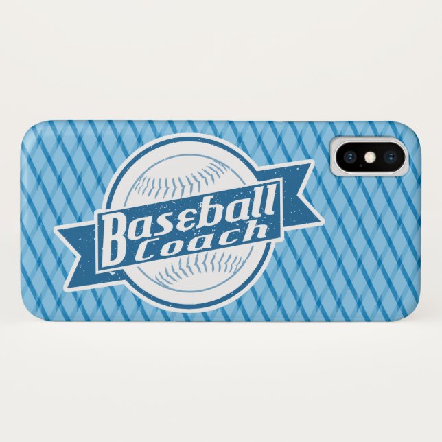 Baseball Coach Phone Case (Back (Horizontal))