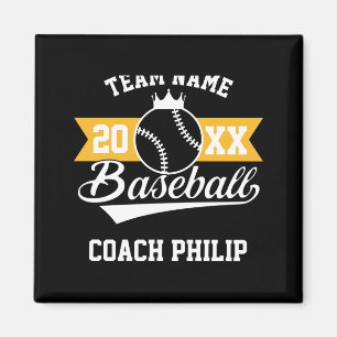 Baseball Coach Retirment Team Mom Player Team Gift Magnet